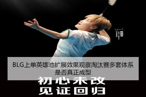 BLG上单英雄池扩展效果观察淘汰赛多套体系是否真正成型
